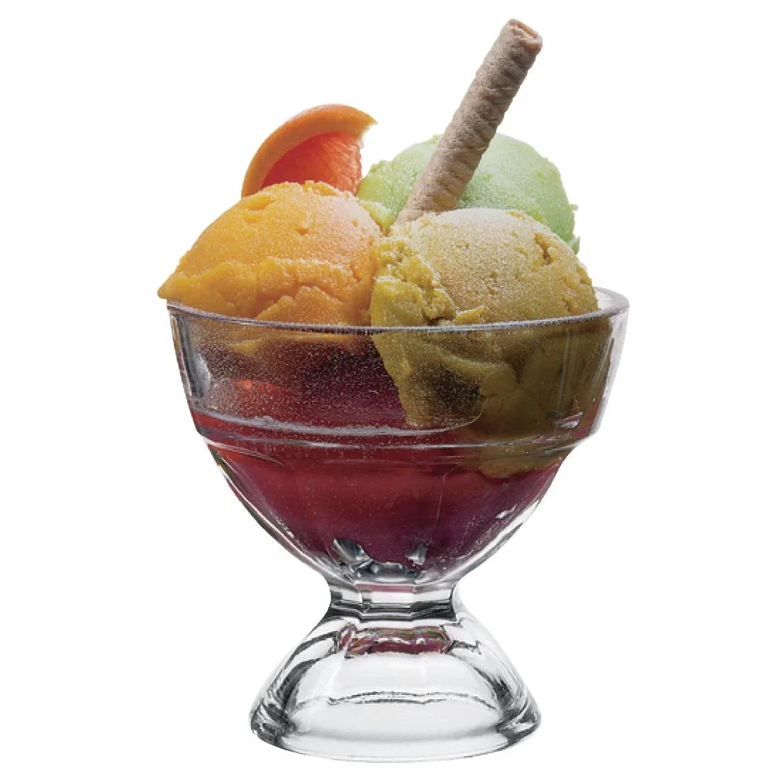 E004 Utopia American Round Sundae Glasses 300ml (Pack of 24) - JD Catering Equipment Solutions Ltd