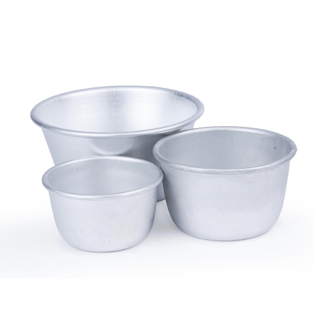 E046 Vogue Aluminium Mini Pudding Basin 284ml E046