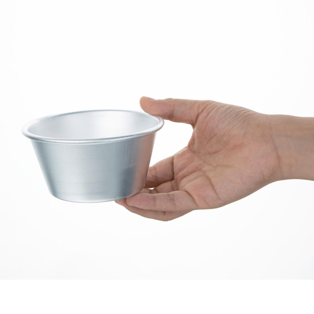 E046 Vogue Aluminium Mini Pudding Basin 284ml E046