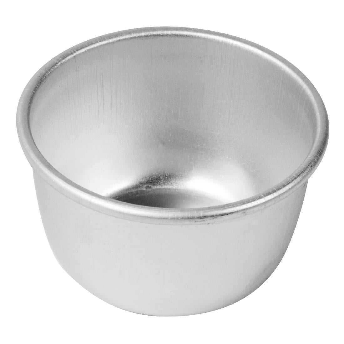 E048 Vogue Aluminium Mini Pudding Basin 105ml