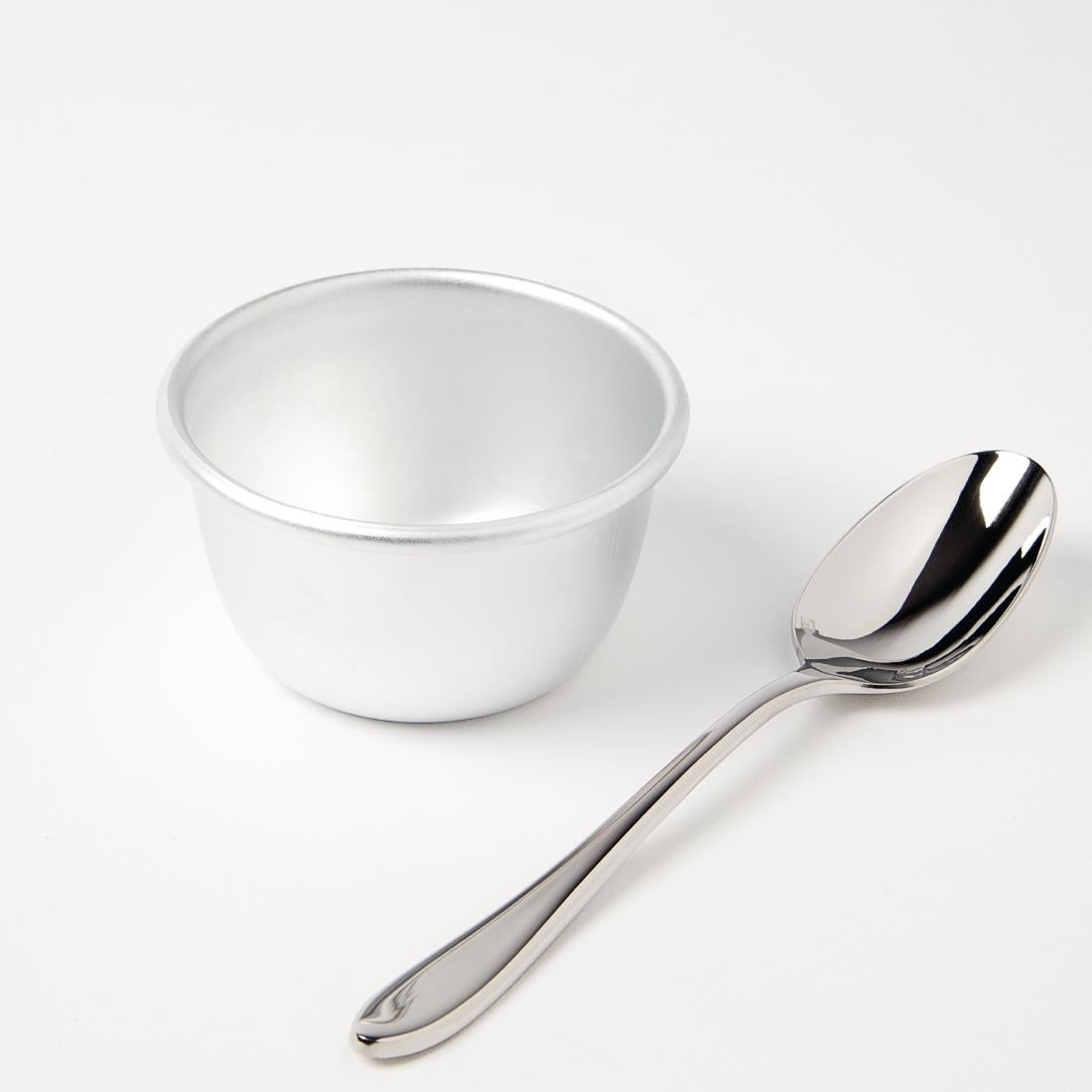 E048 Vogue Aluminium Mini Pudding Basin 105ml
