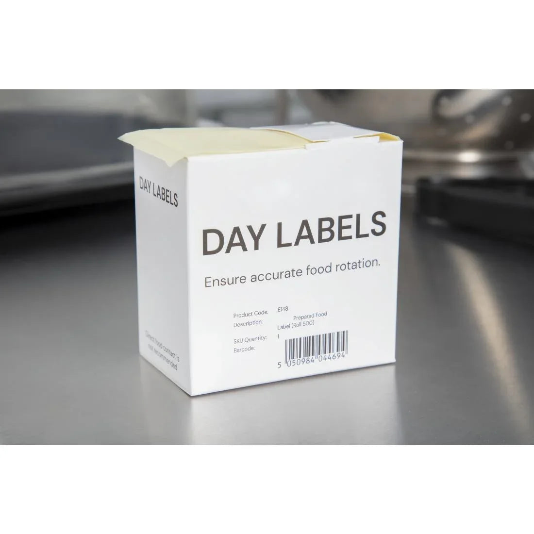 E148 Vogue Removable Prepped Food Labels (Pack of 500) - JD Catering Equipment Solutions Ltd