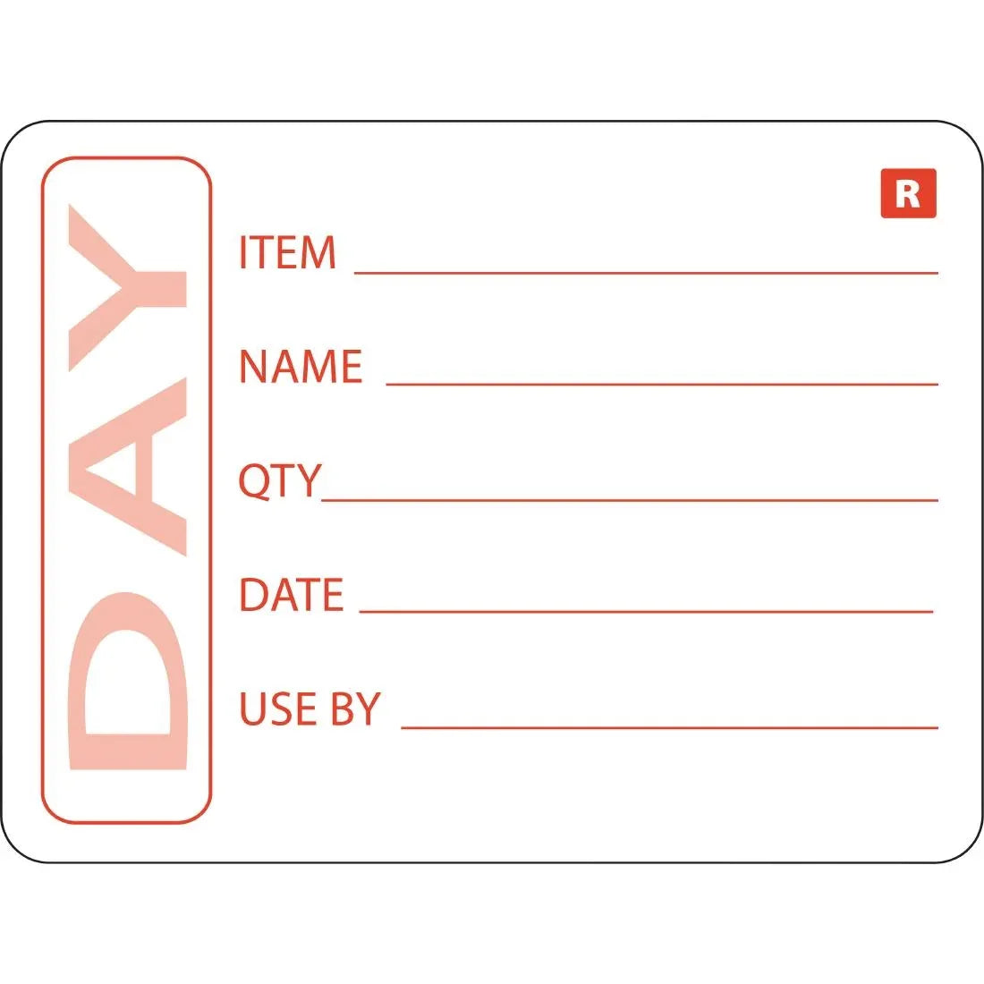 E148 Vogue Removable Prepped Food Labels (Pack of 500) - JD Catering Equipment Solutions Ltd