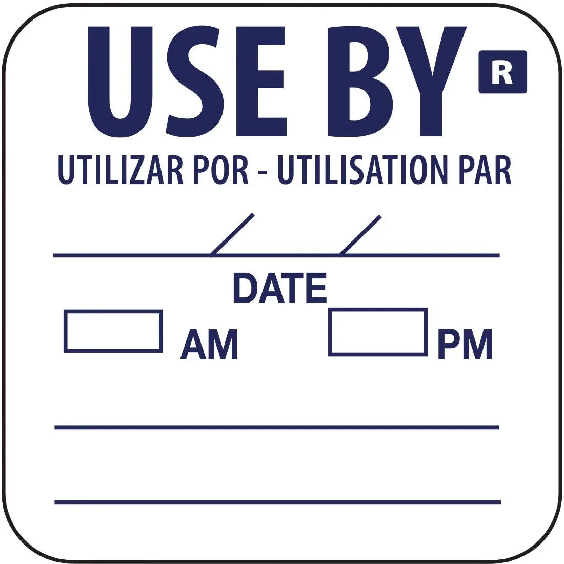 E150 Vogue Removable Use By Labels (Pack of 1000) - JD Catering Equipment Solutions Ltd