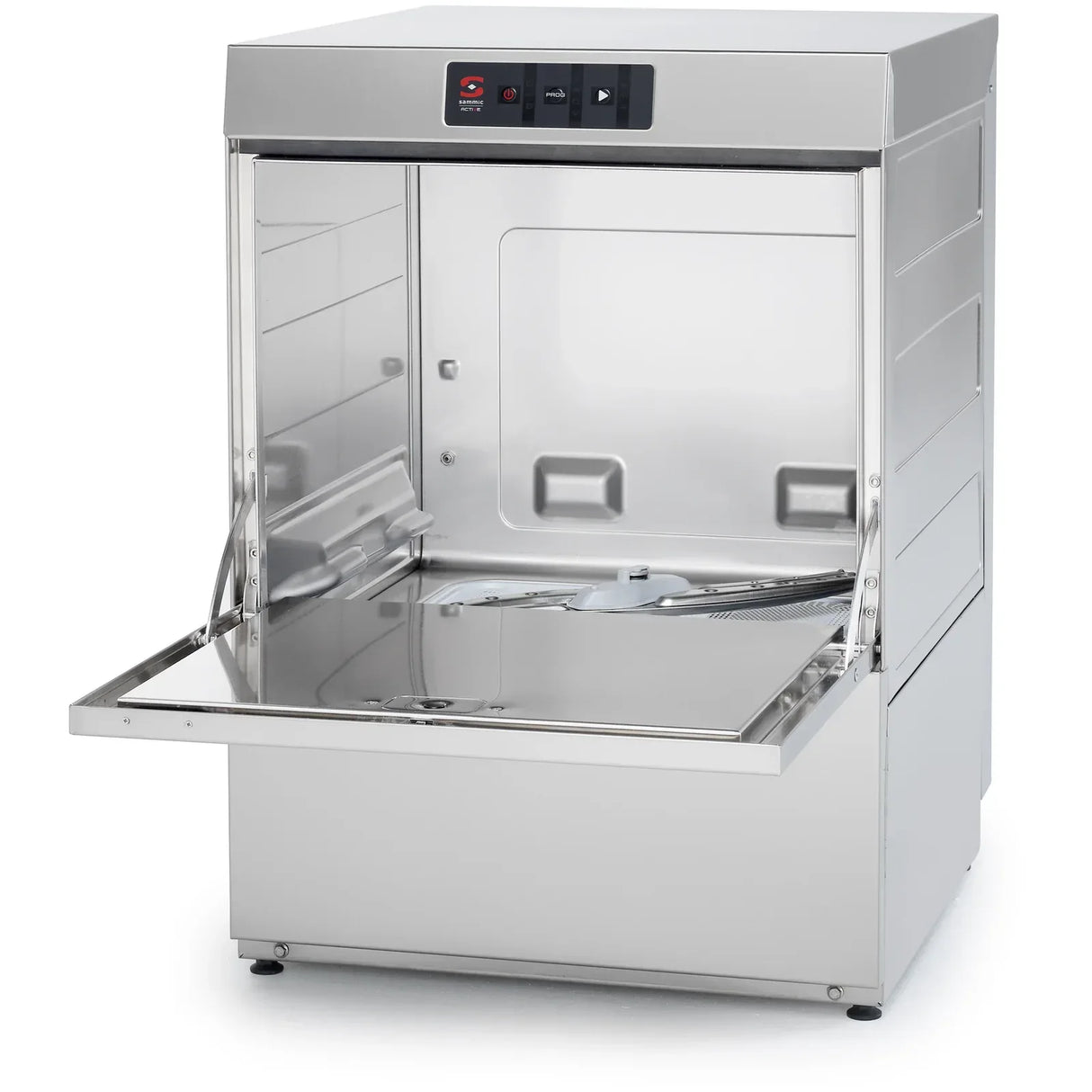 Sammic AX-51B - 500mm Basket Glass/Dishwasher - Multipower with drain pump