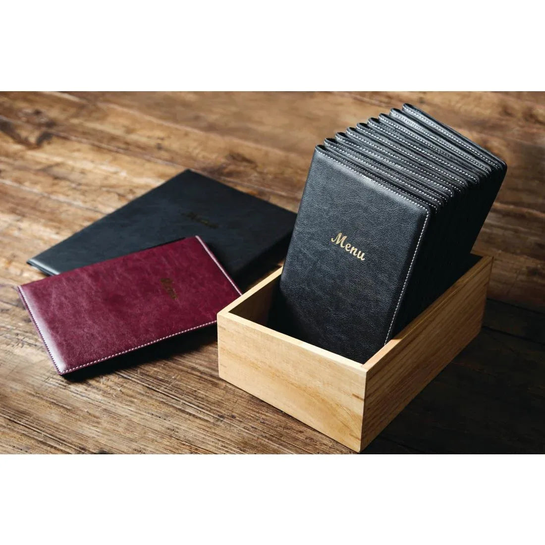 E223 Olympia Faux Leather Menu Cover - JD Catering Equipment Solutions Ltd