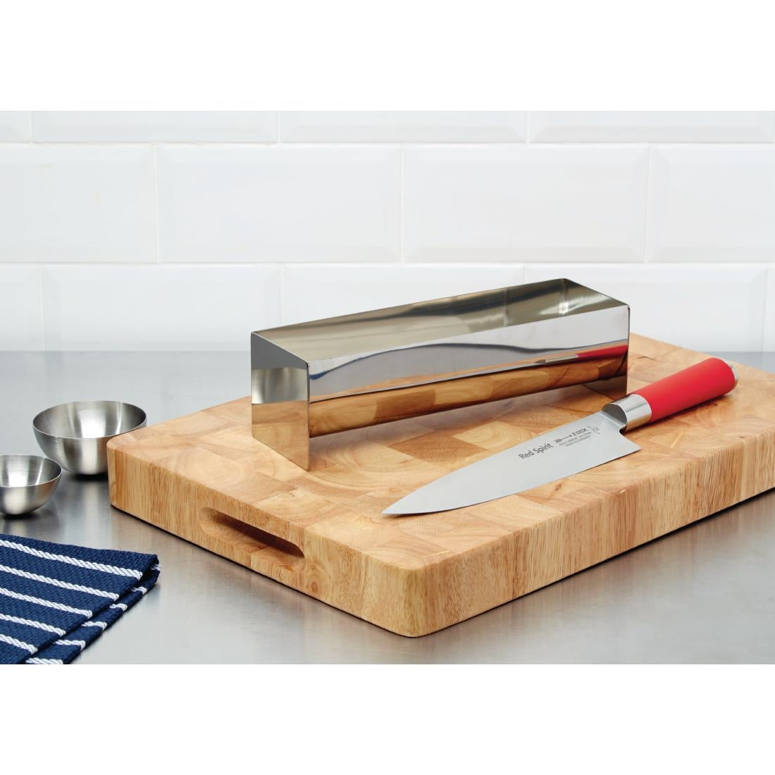 E585 Vogue U Shaped Stainless Steel Terrine Mould 260mm