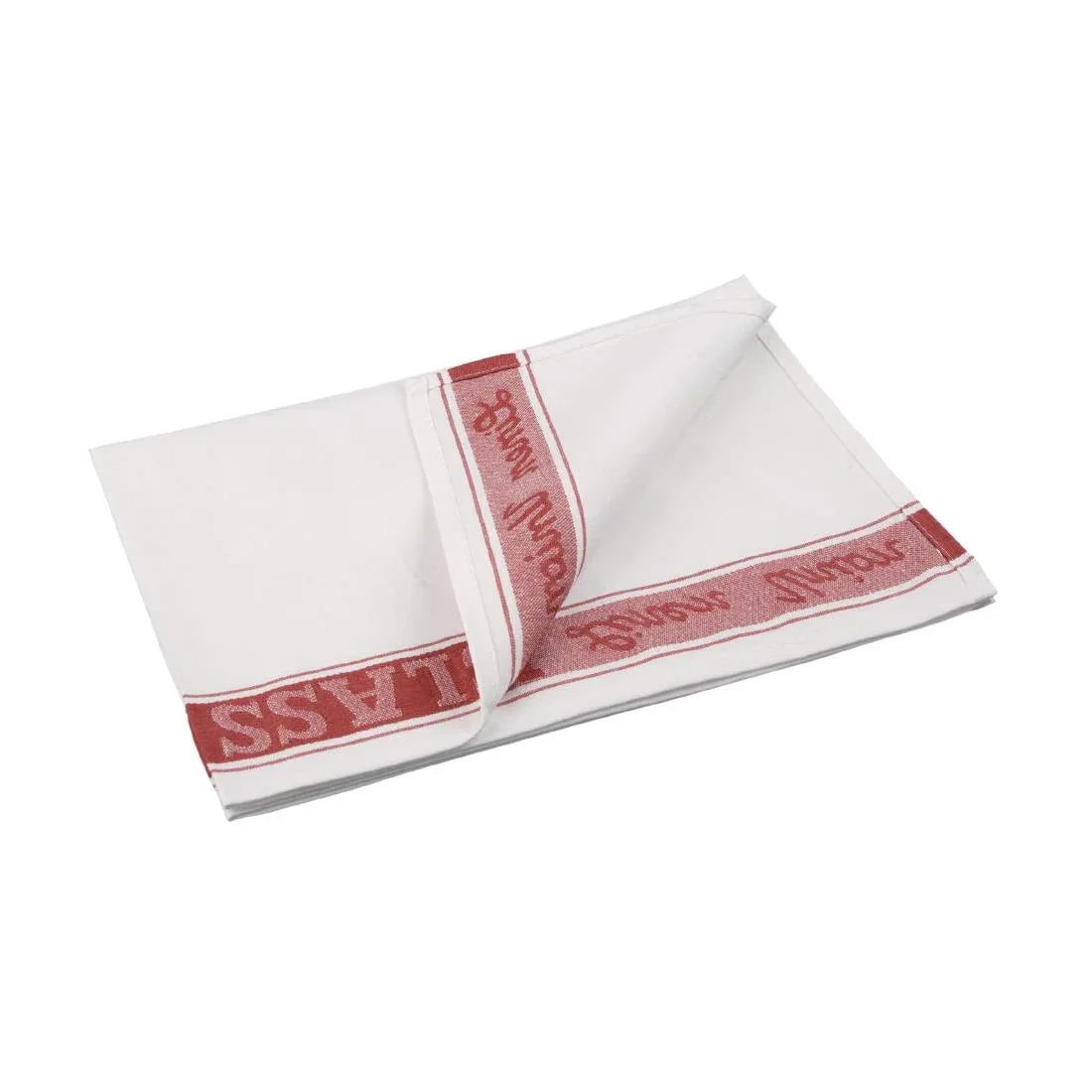 E910 Vogue Glass Cloth Red - JD Catering Equipment Solutions Ltd