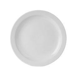 Pack Size 6 - Simply Tableware Simply Tableware Narrow Rim 23cm/9" Plate - EC1004