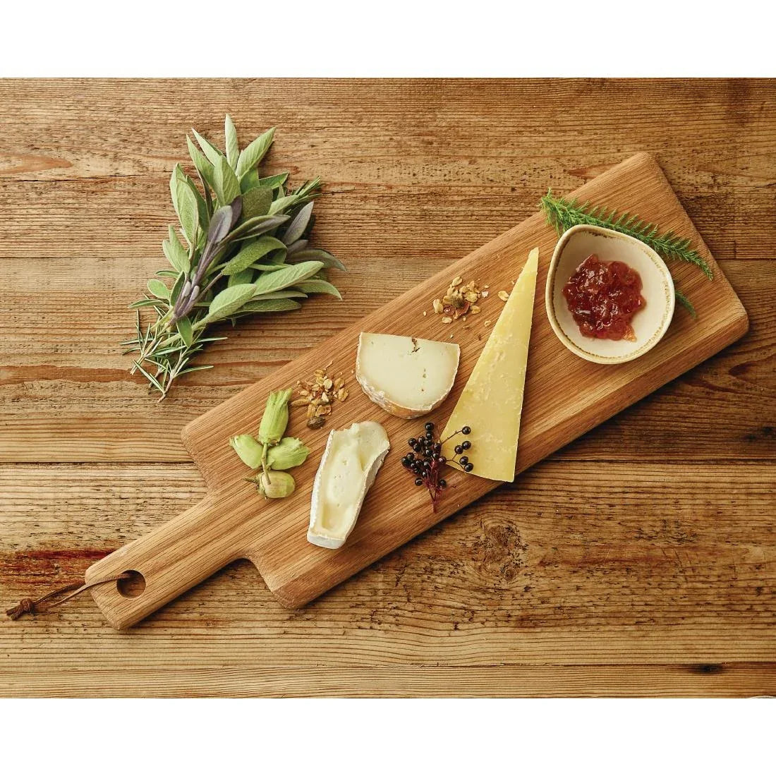 GM309 Olympia Oak Wood Paddle Board Medium 400mm - JD Catering Equipment Solutions Ltd