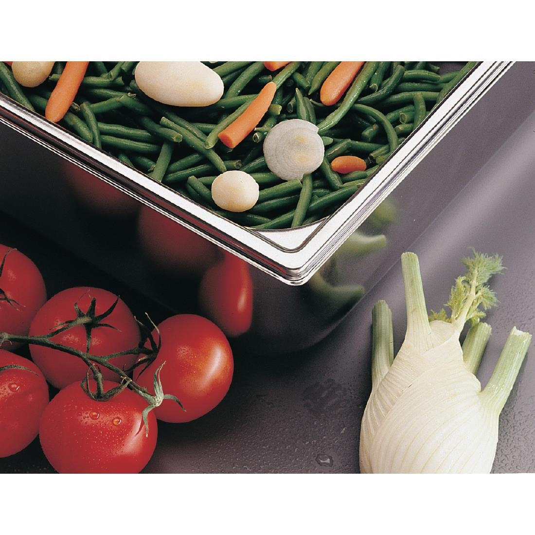Matfer Bourgeat Stainless Steel 2/3 Gastronorm Tray 65mm