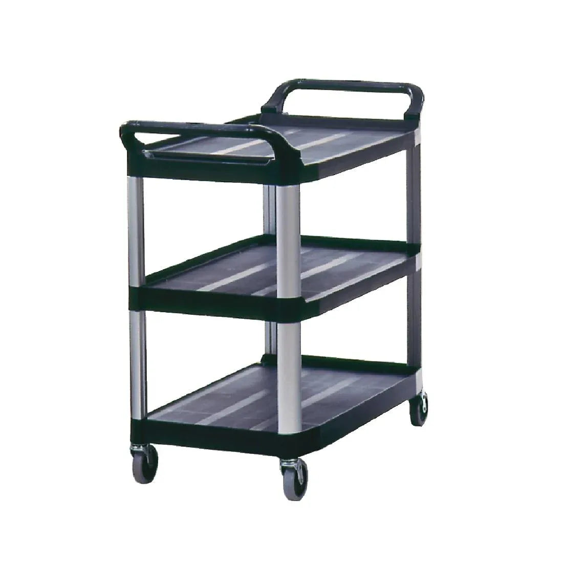 F693 Rubbermaid X-tra Utility Trolley Black - JD Catering Equipment Solutions Ltd