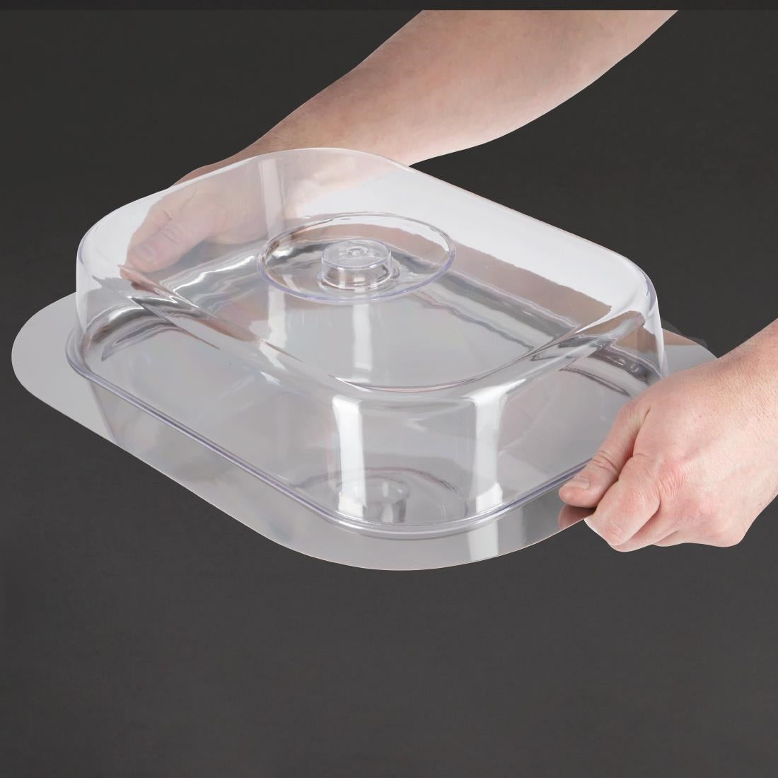 F762 Rectangular Tray With Cover