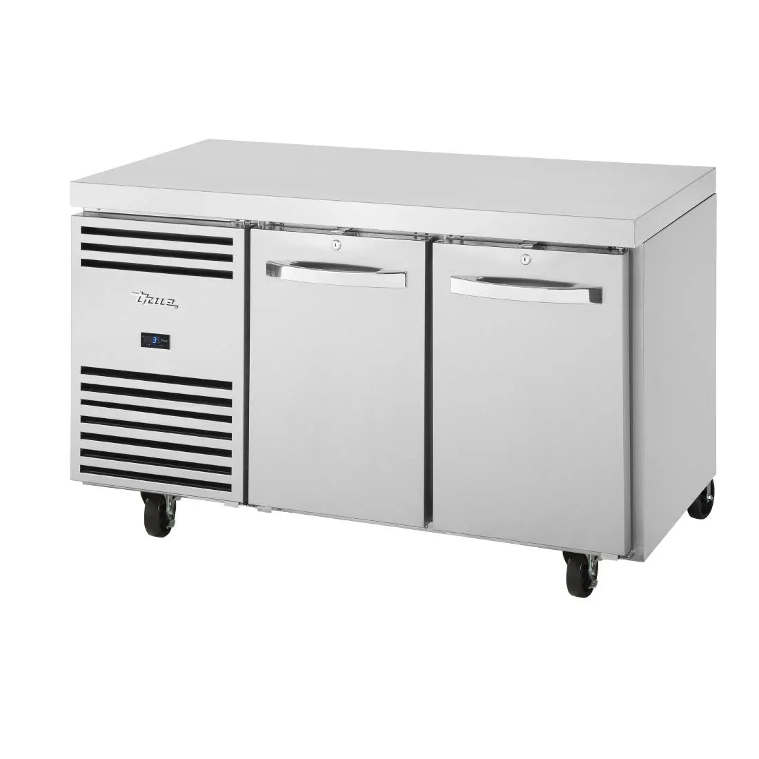 FA034 True Double Door 1/1 GN Counter Fridge TCR1/2-CL-SS-DL-DR - JD Catering Equipment Solutions Ltd