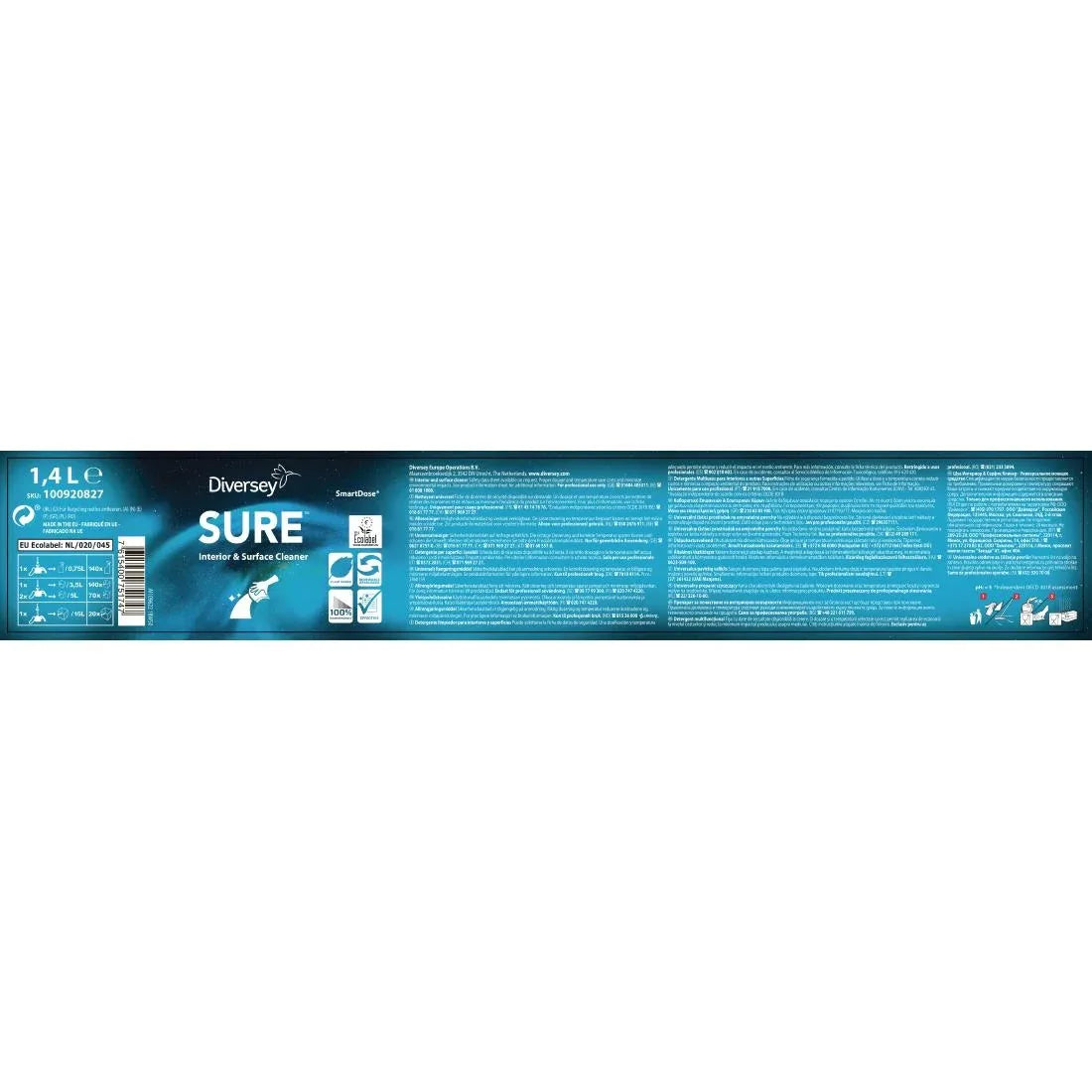 FA223 SURE SmartDose Interior and Surface Cleaner Concentrate 1.4Ltr - JD Catering Equipment Solutions Ltd