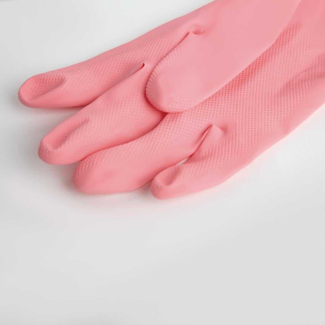 FA290-L MAPA Vital 115 Liquid-Proof Light-Duty Janitorial Gloves Pink Large