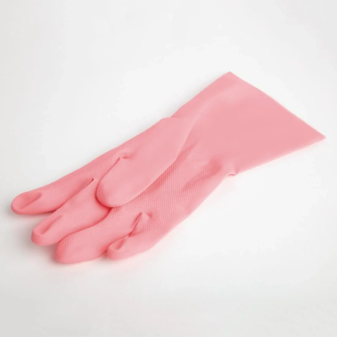 FA290-L MAPA Vital 115 Liquid-Proof Light-Duty Janitorial Gloves Pink Large