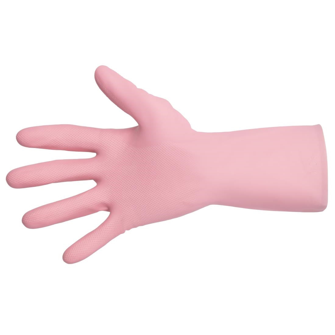 FA290-L MAPA Vital 115 Liquid-Proof Light-Duty Janitorial Gloves Pink Large