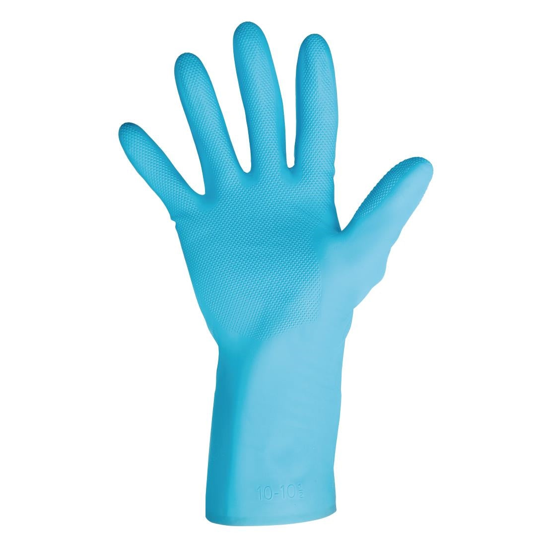 FA291-L MAPA Vital 117 Liquid-Proof Light-Duty Janitorial Gloves Blue Large