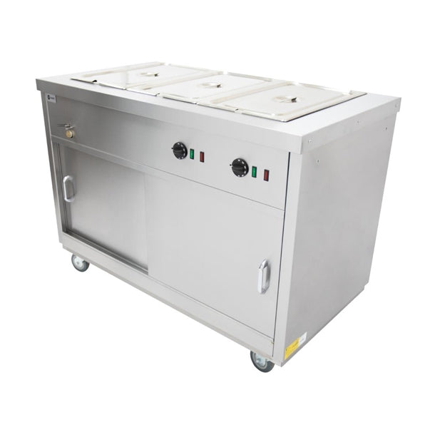 FA353 Parry Mobile Hot Cupboard with Bain Marie Top HOT12BM