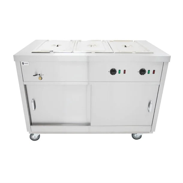 FA353 Parry Mobile Hot Cupboard with Bain Marie Top HOT12BM