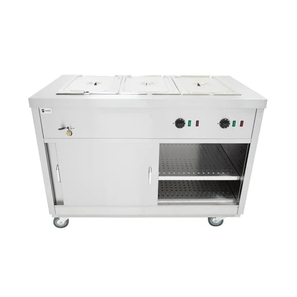 FA353 Parry Mobile Hot Cupboard with Bain Marie Top HOT12BM