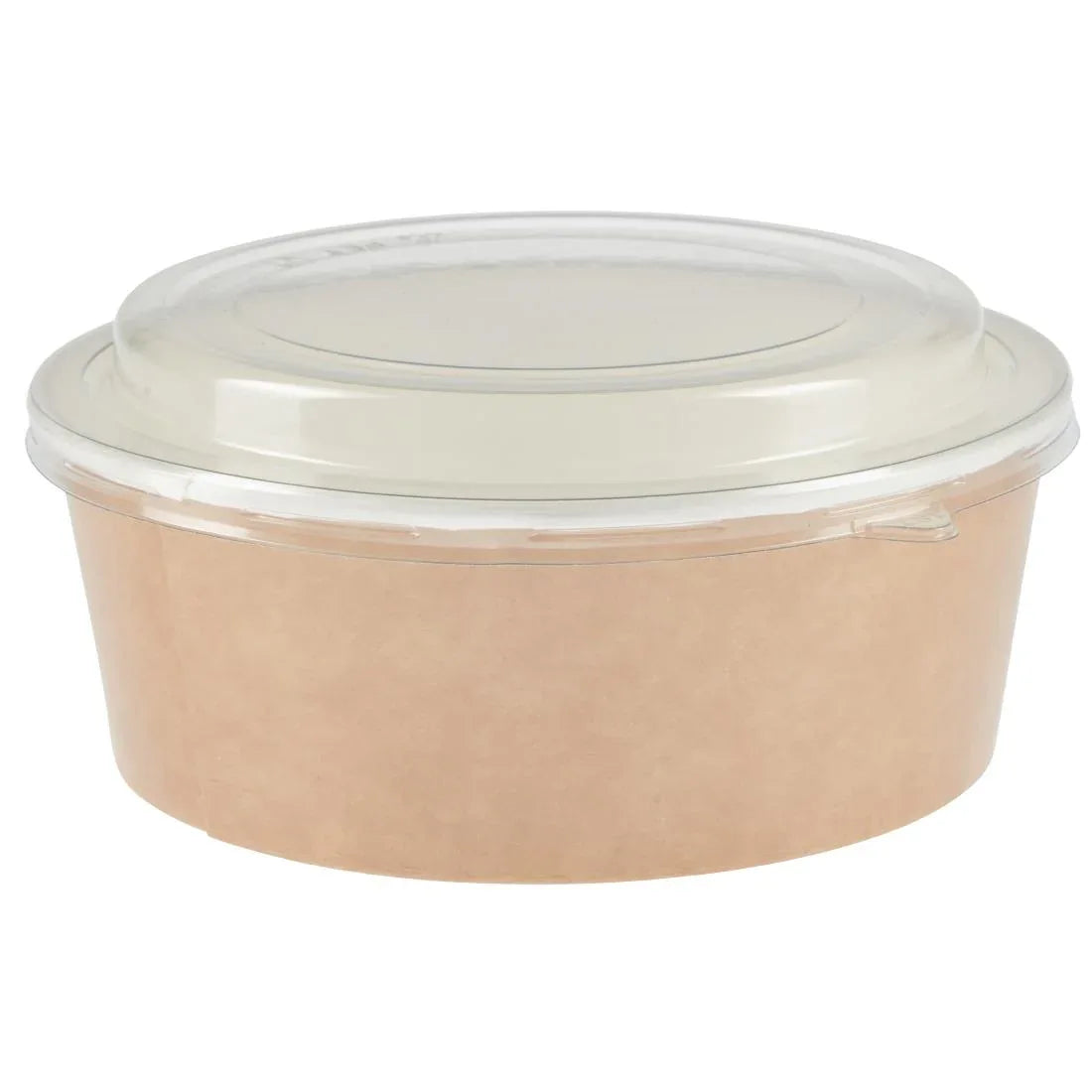 FA374 Colpac Recyclable Kraft Salad Pots With Lid Large 1300ml / 45oz (Pack of 150) - JD Catering Equipment Solutions Ltd