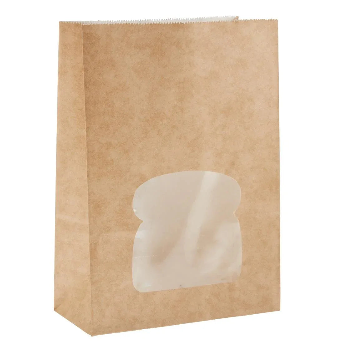 FA382 Colpac Recyclable Paper Sandwich Bags With Window Kraft (Pack of 250) - JD Catering Equipment Solutions Ltd