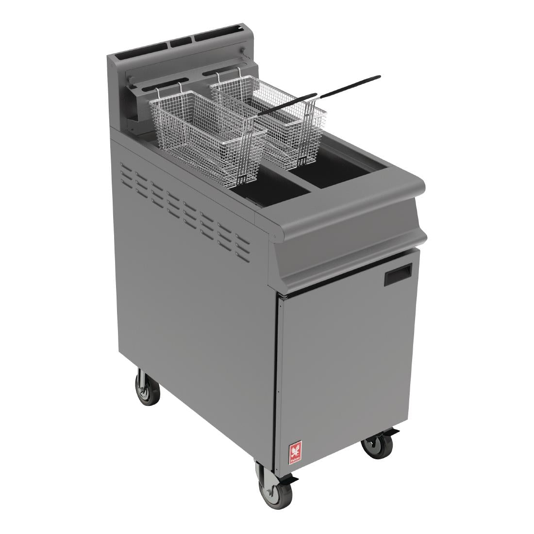 Falcon Dominator Free Standing Propane Gas Fryer on Castors G3845