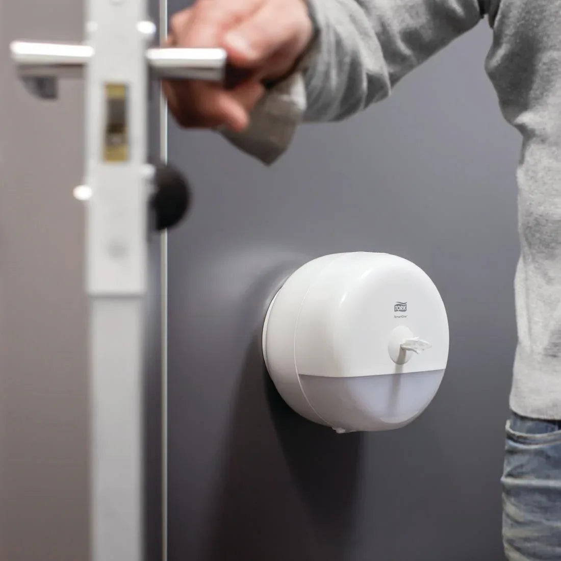 FA701 Tork SmartOne Mini Toilet Roll Dispenser White - JD Catering Equipment Solutions Ltd
