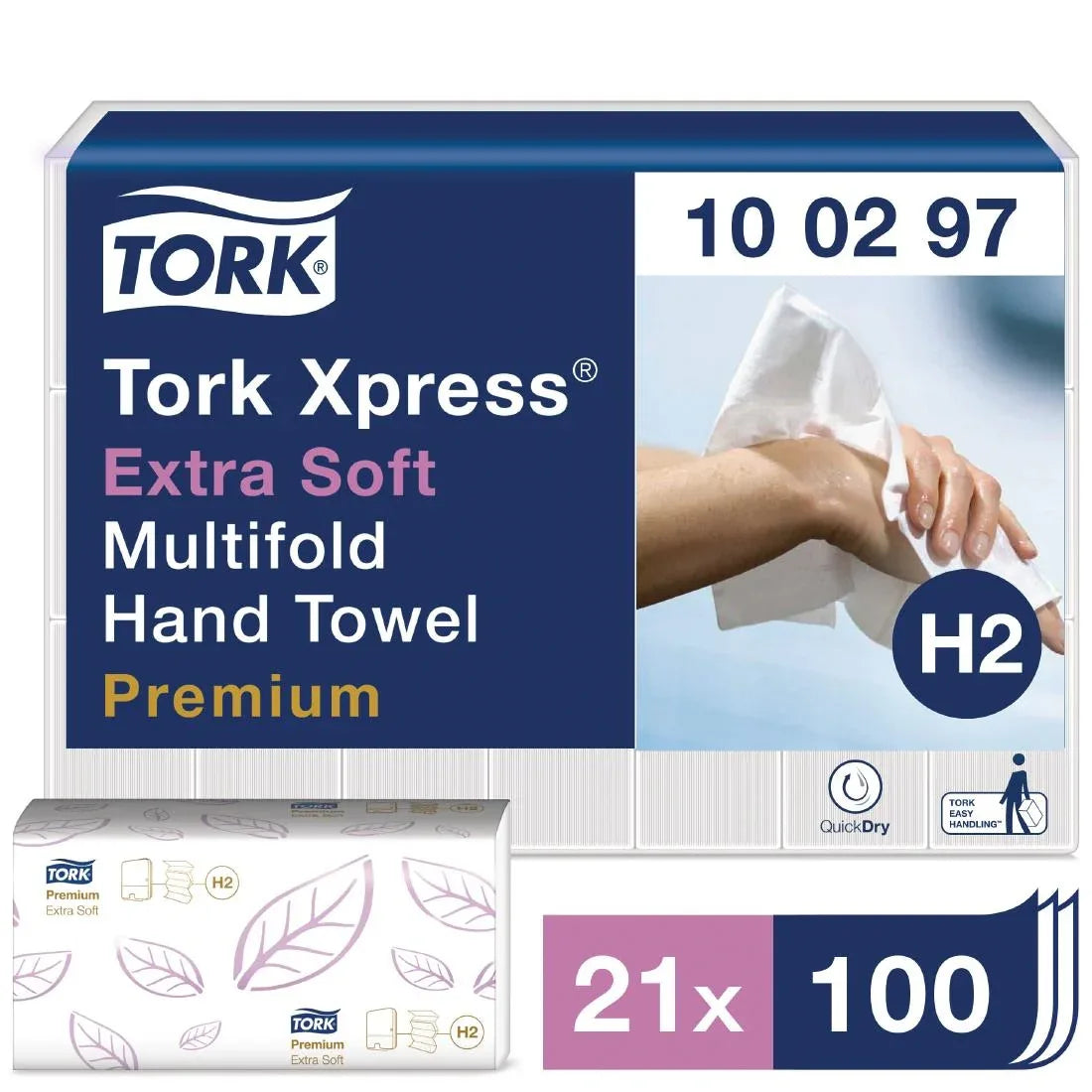 FA705 Tork Xpress Extra-Soft Multi-Fold Hand Towels 2-Ply (Pack of 2100) - JD Catering Equipment Solutions Ltd