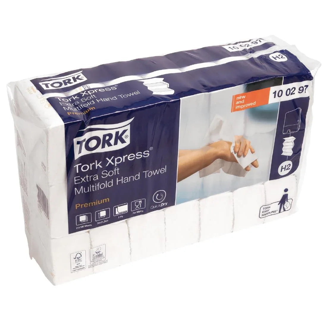 FA705 Tork Xpress Extra-Soft Multi-Fold Hand Towels 2-Ply (Pack of 2100) - JD Catering Equipment Solutions Ltd