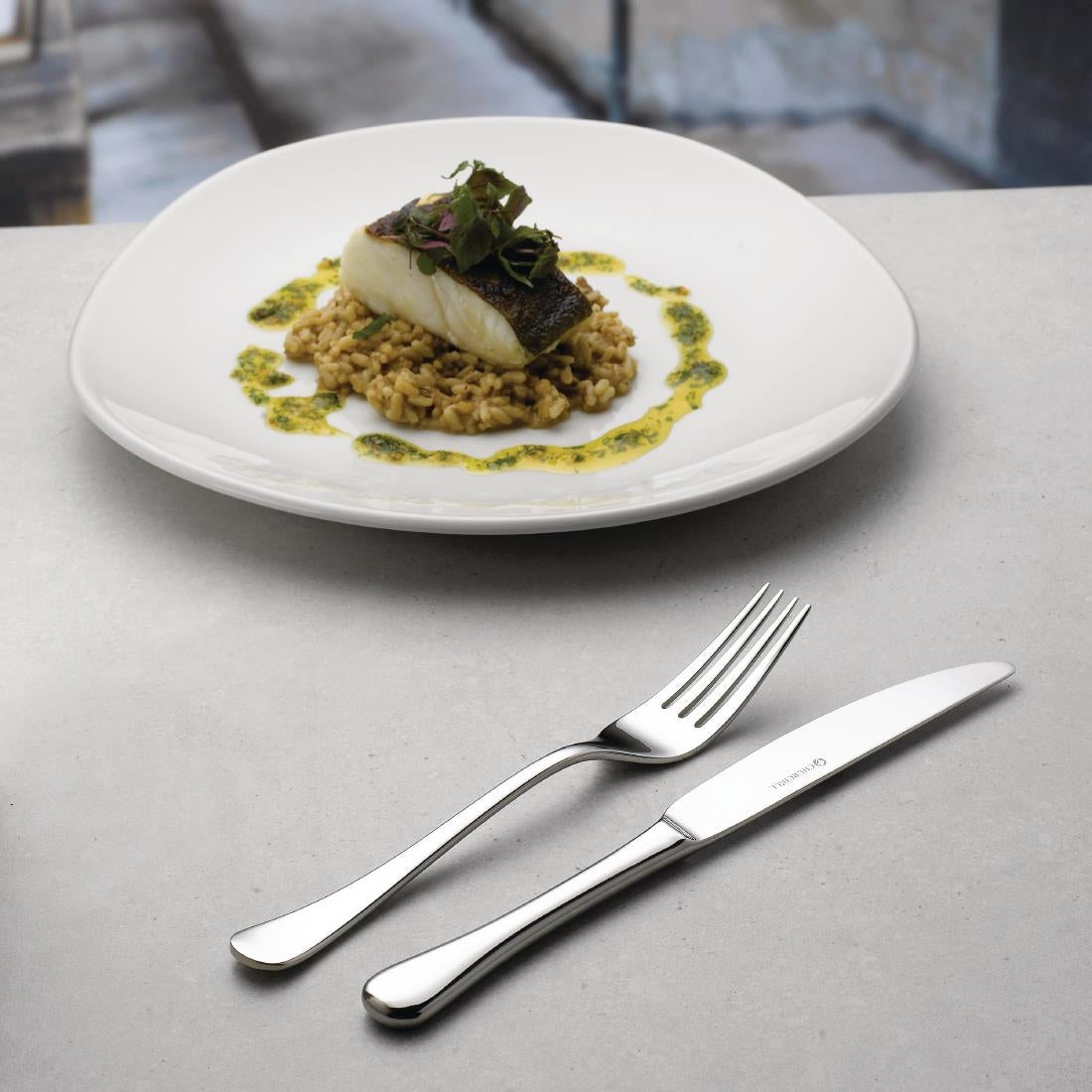 DM452 Churchill Organic White Round Plate 264mm (Pack of 12)