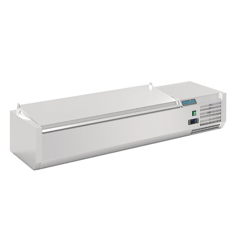 FA854 Polar G-Series Countertop Prep Fridge with Lid 5x 1/4GN