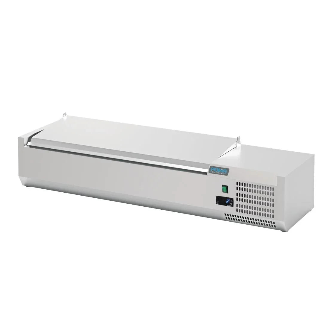 FA854 Polar G-Series Countertop Prep Fridge with Lid 5x 1/4GN - JD Catering Equipment Solutions Ltd