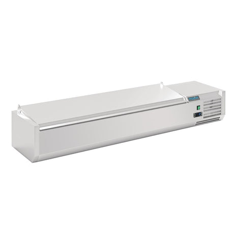 FA855 Polar G-Series Countertop Prep Fridge with Lid 7x 1/4GN