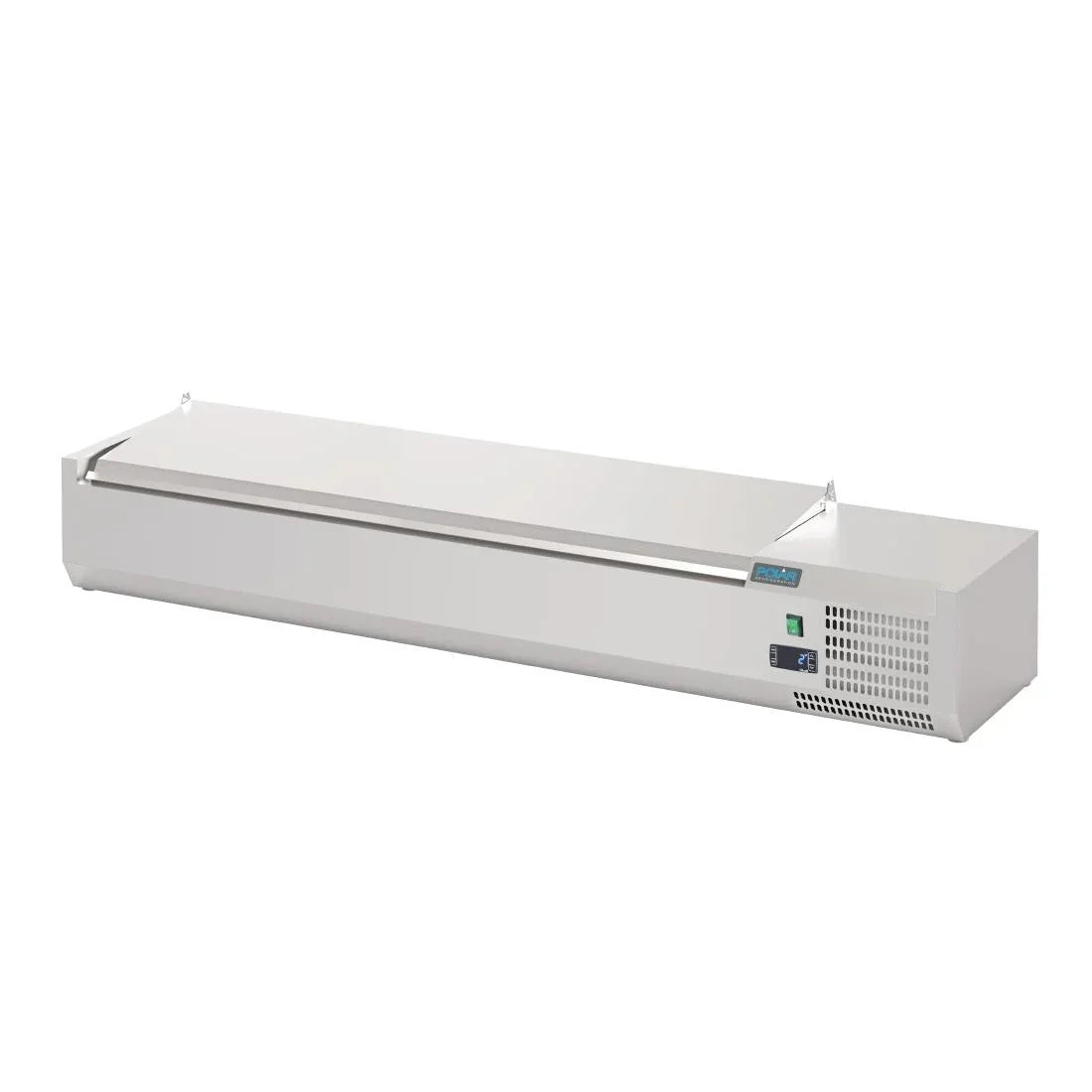 FA855 Polar G-Series Countertop Prep Fridge with Lid 7x 1/4GN - JD Catering Equipment Solutions Ltd