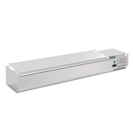 FA856 Polar G-Series Countertop Prep Fridge with Lid 8x 1/4GN FA856