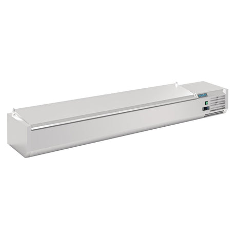 FA857 Polar G-Series Countertop Prep Fridge with Lid 10x 1/4GN