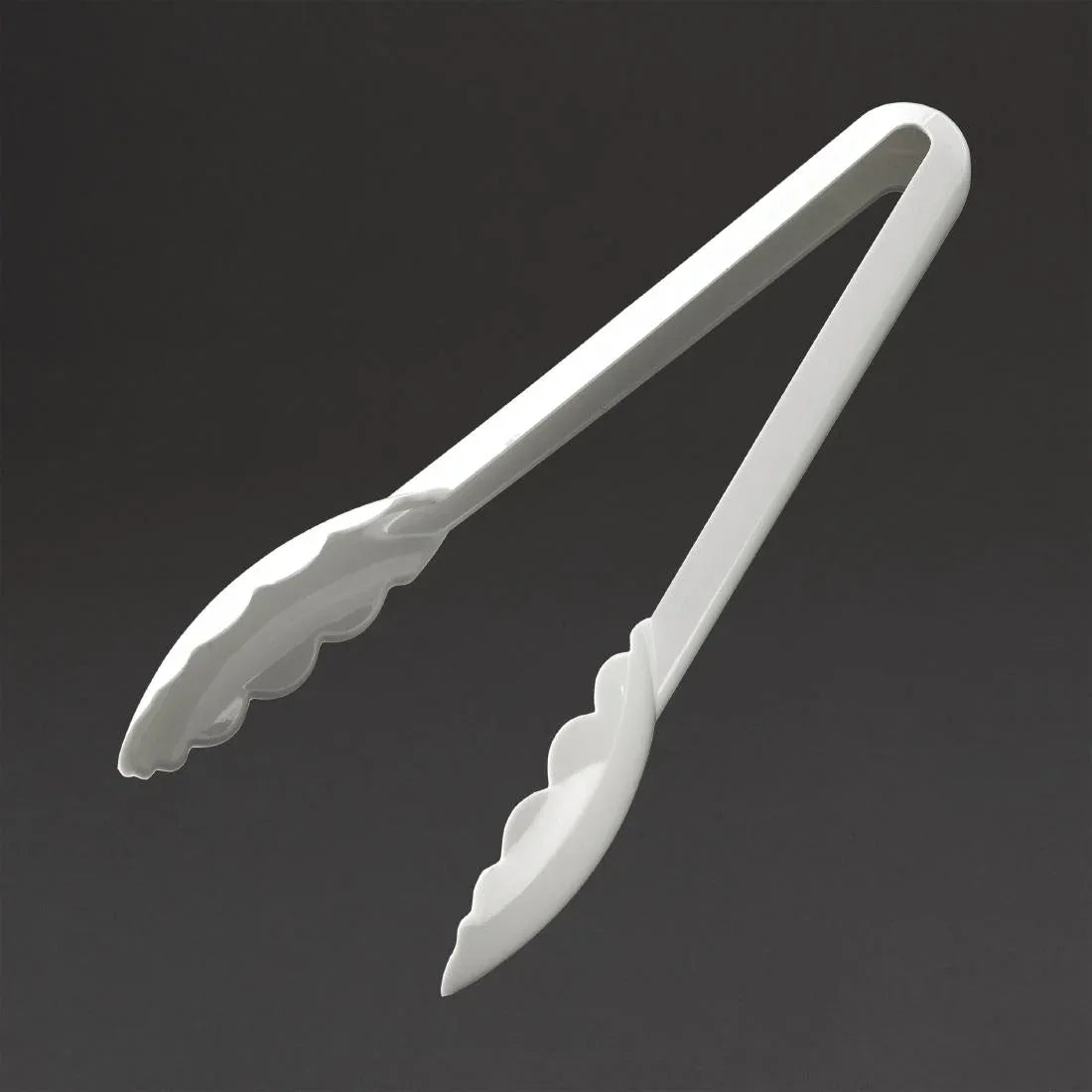 FA896 Matfer Bourgeat Exoglass Tongs White 9" - JD Catering Equipment Solutions Ltd