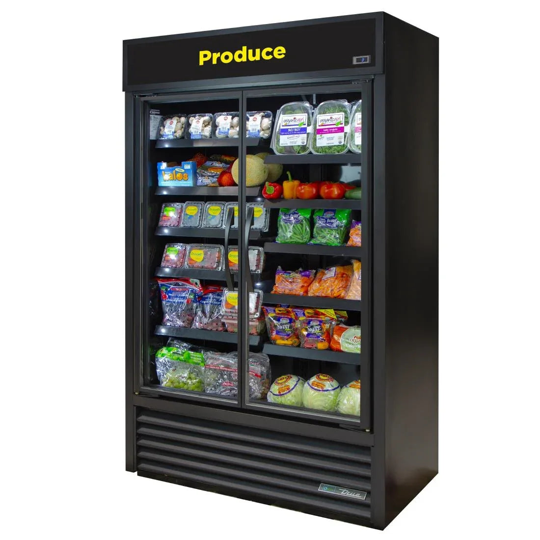 FB004 True Double Door Display Fridge TVM-48SL-HC-VM01 - JD Catering Equipment Solutions Ltd