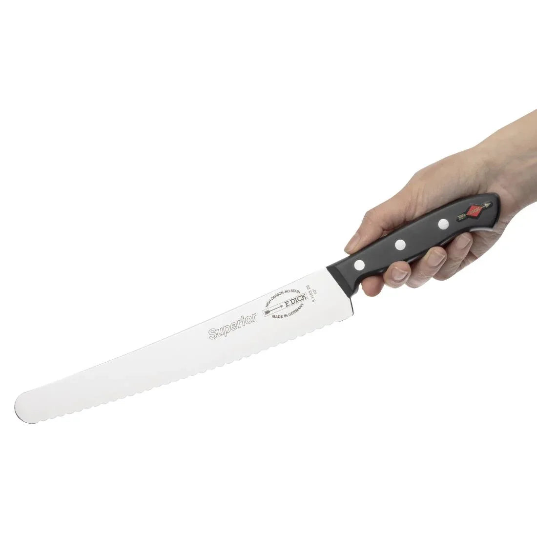 FB054 Dick Superior Bread Knife 10" - JD Catering Equipment Solutions Ltd