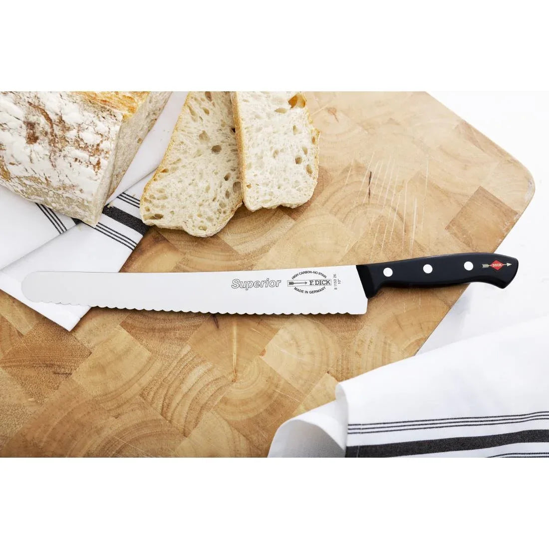 FB054 Dick Superior Bread Knife 10" - JD Catering Equipment Solutions Ltd