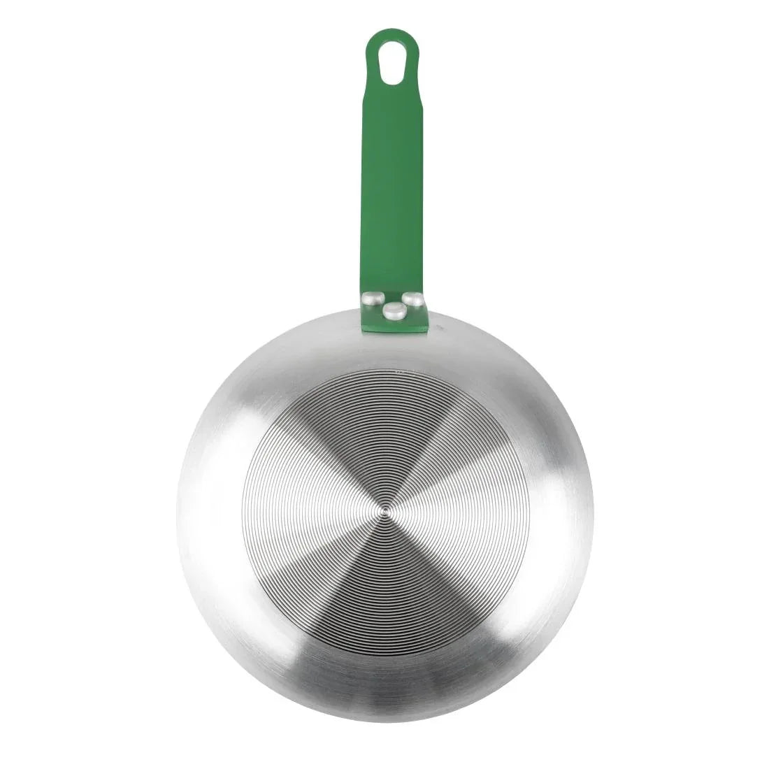 HT961 Hygiplas Aluminium Non-stick Teflon Platinum Plus Frying Pan Green Handle 20cm