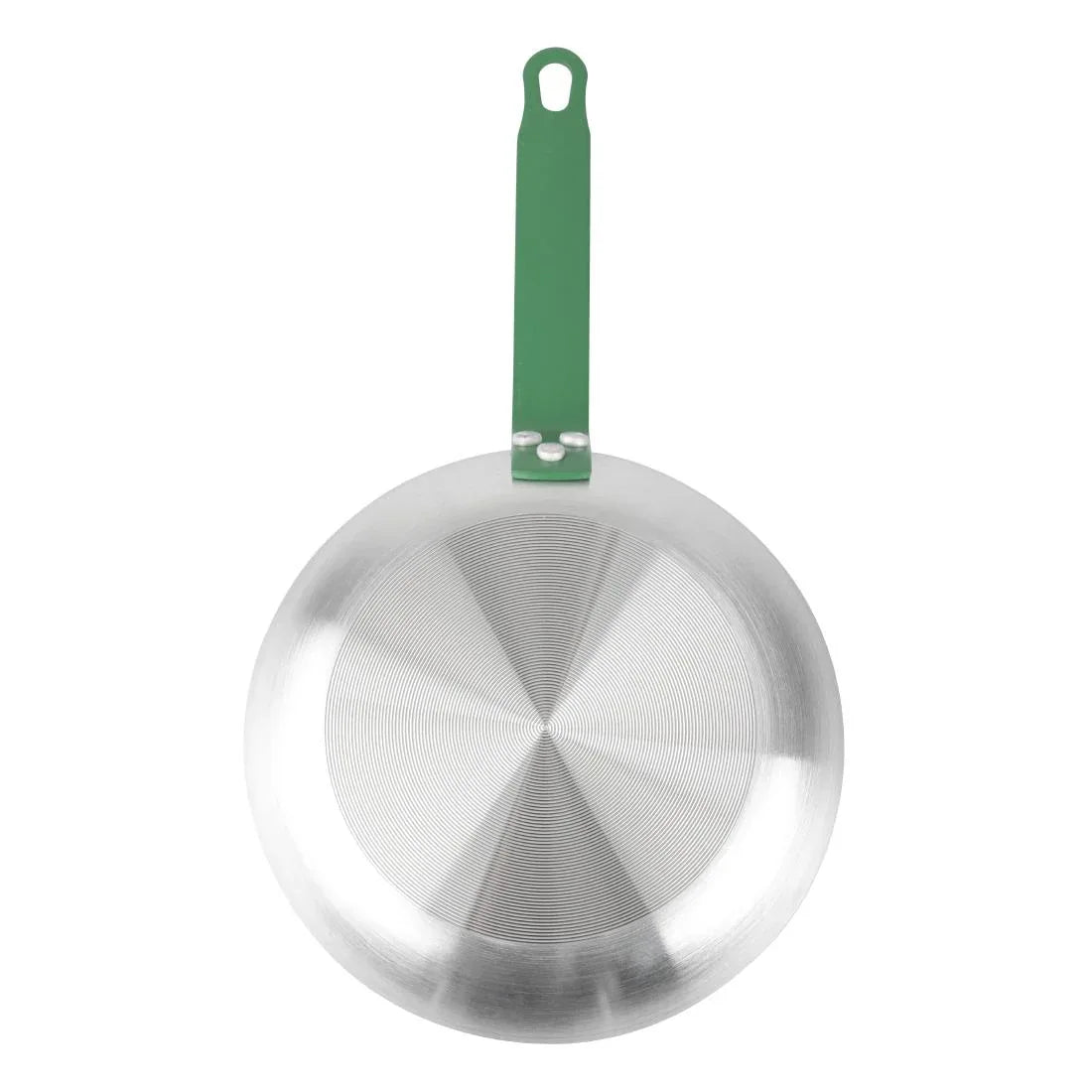HT962 Hygiplas Aluminium Non-stick Teflon Platinum Plus Frying Pan Green Handle 24cm