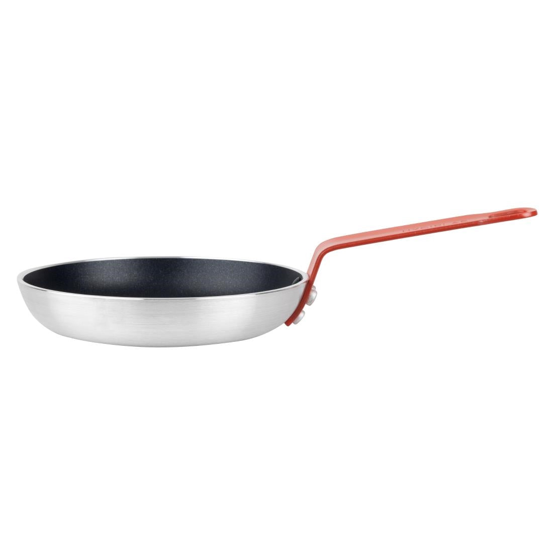 HT964 Hygiplas Aluminium Non-stick Teflon Platinum Plus Frying Pan with Red Handle 20cm