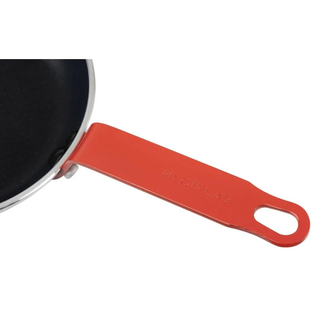 HT964 Hygiplas Aluminium Non-stick Teflon Platinum Plus Frying Pan with Red Handle 20cm