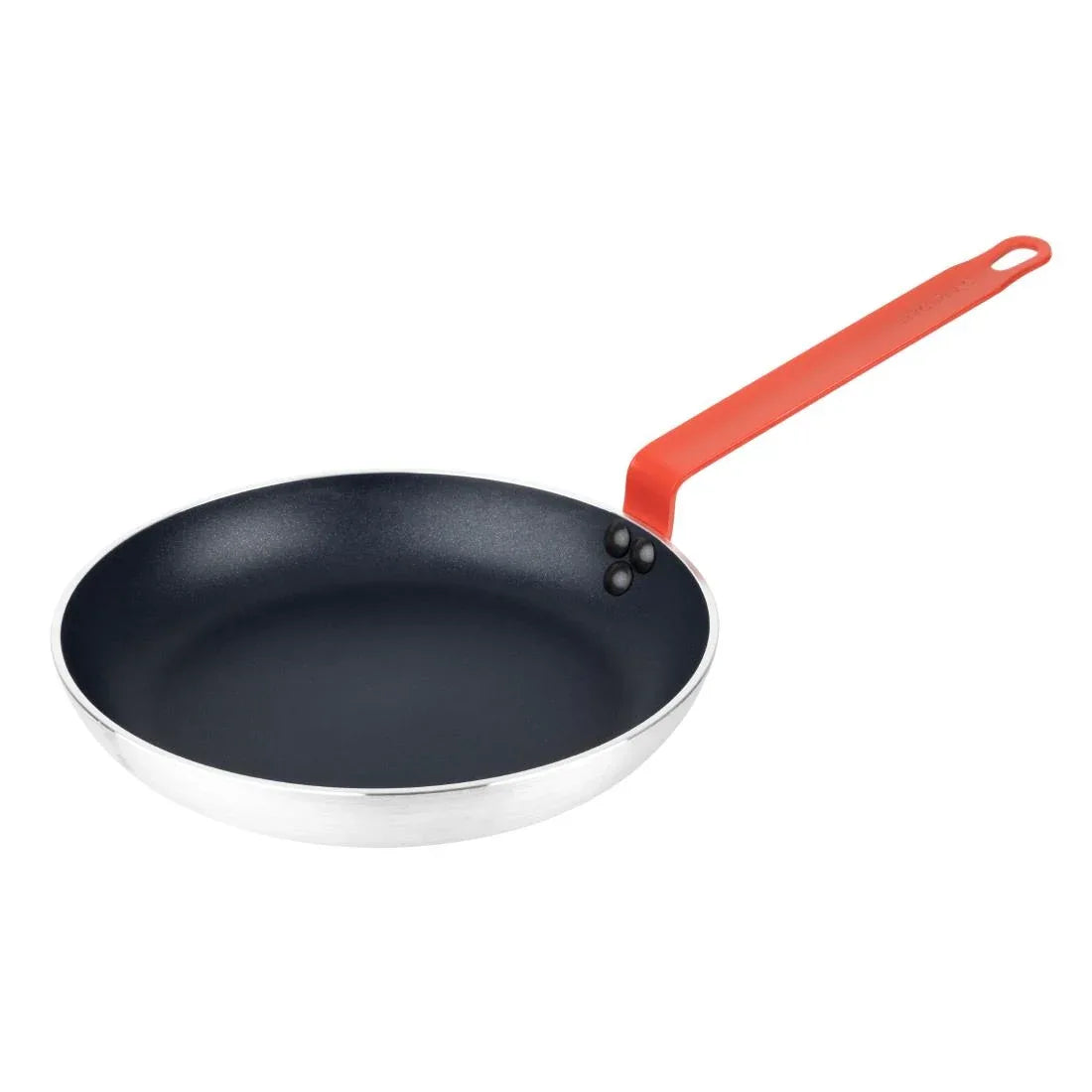 HT966 Hygiplas Aluminium Non-stick Teflon Platinum Plus Frying Pan with Red Handle 28cm