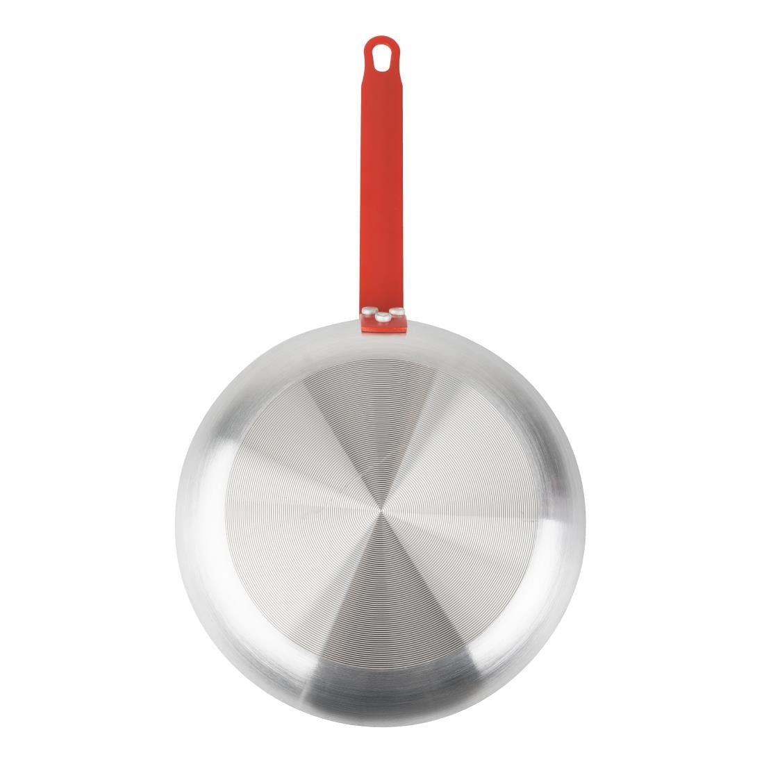 HT966 Hygiplas Aluminium Non-stick Teflon Platinum Plus Frying Pan with Red Handle 28cm