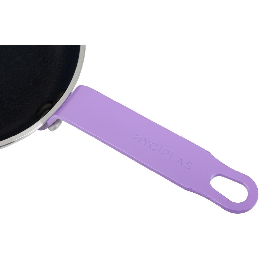 HT967 - Hygiplas Aluminium Non-Stick Teflon Platinum Plus Frying Pan with Purple Handle 20cm